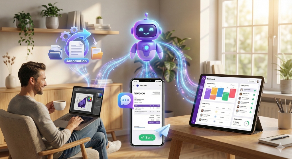 ZzpChat AI Assistant - Automatiseer je administratie met kunstmatige intelligentie